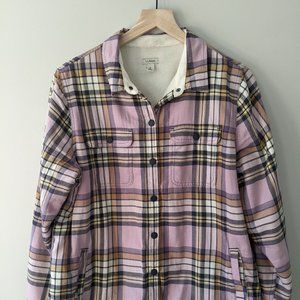 L.L. Bean Fleece Lined Shirt